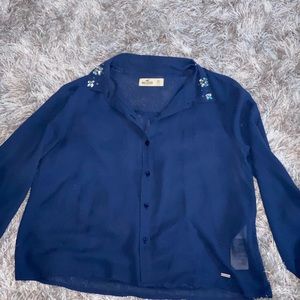 HOLLISTER Royal blue blouse